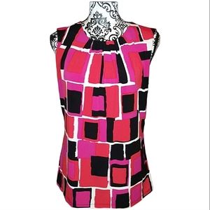Calvin Klein Vibrant Sleeveless Blouse